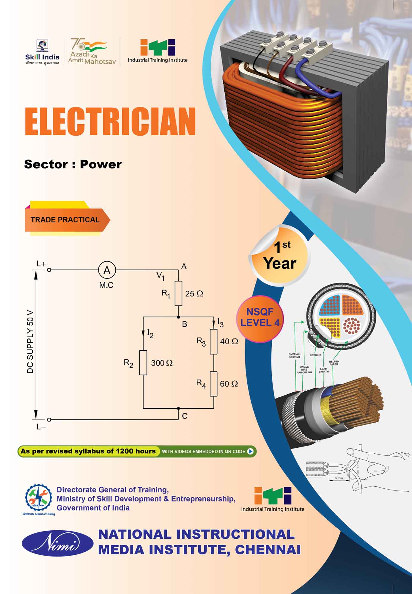Electrician 1st Year Practical - English - Revised NSQF LEVEL 4 (1200)